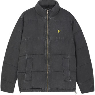 Lyle & Scott heren gewatteerde gewatteerde gewatteerde warme jas - maat 2XL Zwart