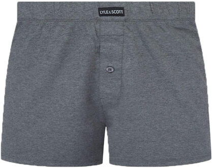 Lyle & Scott Heren Geweven Boxershorts (Set van 3) (Grijs) - maat S