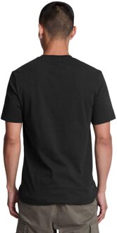 Lyle & Scott Heren Geweven Zak-T-shirt (Zwart)