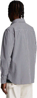 Lyle & Scott Heren Gingham Button-Down overhemd (Blauw)
