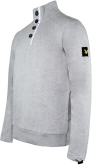 Lyle & Scott Heren Grijze Trui - maat S Grijs