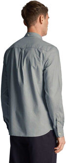 Lyle & Scott Heren Lichtgewicht Normaal Overhemd (Blauw) - XS