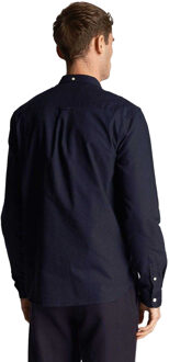 Lyle & Scott Heren Lichtgewicht Normaal Overhemd (Marine) Navy