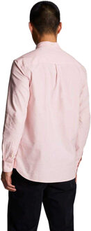 Lyle & Scott Heren Lichtgewicht Normaal Overhemd (Roze)