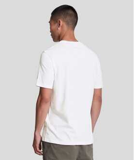 Lyle & Scott Heren Lyle And Scott Anatomy Of Type Grafisch T-shirt in Wit