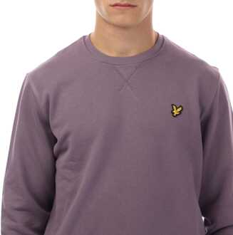Lyle & Scott Heren Lyle And Scott Crewneck Sweatshirt in paars - maat