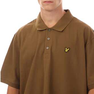 Lyle & Scott Heren Lyle And Scott effen poloshirt in bruin