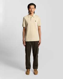 Lyle & Scott Heren Lyle And Scott effen poloshirt in bruin