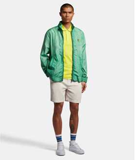 Lyle & Scott Heren Lyle And Scott effen poloshirt in geel - maat M