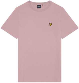 Lyle & Scott Heren Lyle And Scott Effen T-shirt in Roze - maat L