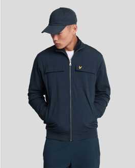 Lyle & Scott Heren Lyle And Scott Hybride Rits Track Jacket in Blauw