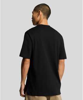 Lyle & Scott Heren Lyle And Scott Interlock T-shirt in Zwart