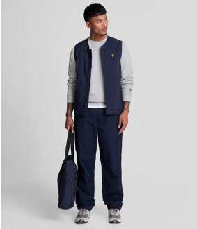 Lyle & Scott Heren Lyle And Scott Klaproos Flora Gedrukt Crewneck Sweatshirt in Grijs - maat