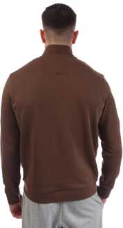 Lyle & Scott Heren Lyle And Scott Loopback Sweatshirt met Kwartrits in Bruin - XS