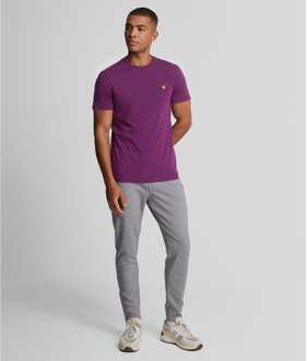 Lyle & Scott Heren Lyle And Scott Martin T-shirt in paars