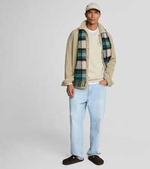 Lyle & Scott Heren Lyle And Scott Stamp Crewneck Sweatshirt in crème - maat S