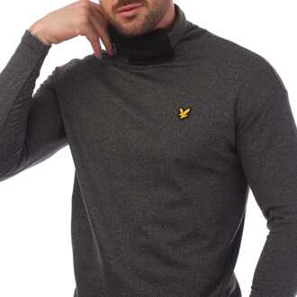 Lyle & Scott Heren Lyle And Scott Summer Snood Midlayer in Zwart - maat