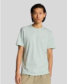 Lyle & Scott Heren Lyle And Scott Superfine Katoenen T-shirt in Groen - maat M