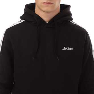 Lyle & Scott Heren Lyle And Scott Tape Hoodie in Zwart
