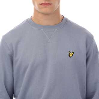 Lyle & Scott Heren Lyle And Scott Tartan Heritage Graphic Sweatshirt in blauw