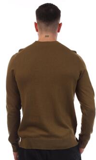 Lyle & Scott Heren Merino Wol Crew Hals Sweatshirt (Groen) - 2XL