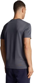 Lyle & Scott Heren Merk schouder T-shirt (Marine) - maat M Navy
