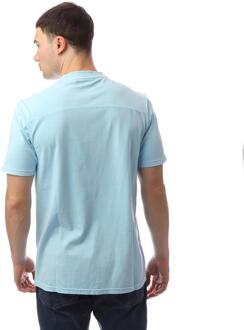 Lyle & Scott Heren Natuurlijk Geverfd Crew Hals T-shirt (Blauw) - XS