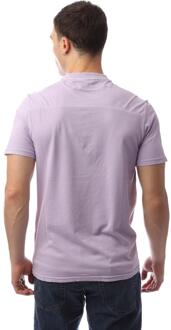 Lyle & Scott Heren Natuurlijk Geverfd Crew Hals T-shirt (Paars) - maat