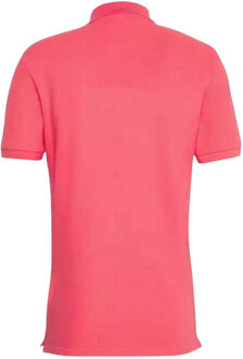 Lyle & Scott Heren Polo Shirt met Effen Logo (Elektrisch Roze)