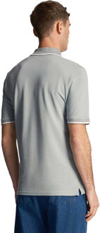 Lyle & Scott Heren Poloshirt met Tip (Blauw)