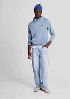 Lyle & Scott Heren Pullover Hoodie in Blauw