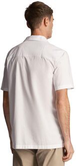 Lyle & Scott Heren Resort Katoenen Popeline Overhemd (Wit)
