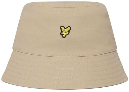 Lyle & Scott Heren Ripstop Omkeerbare Hoed (Beige) - maat