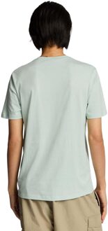 Lyle & Scott Heren Superfijn Katoen T-Shirt (Groen) - 2XL