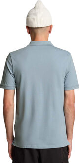 Lyle & Scott Heren Superfijn Poloshirt (Blauw) - M