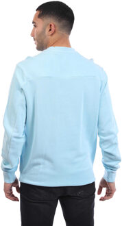 Lyle & Scott Heren Sweatshirt met Natuurlijke Hals (Blauw) - maat S