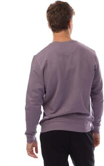 Lyle & Scott Heren Sweatshirt met ronde hals (Paars)