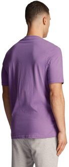 Lyle & Scott Heren-T-Shirt (Paars) - XS