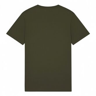 Lyle & Scott Heren Tonaal Adelaar T-Shirt (Groen) - maat