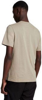 Lyle & Scott Heren Tonaal Zak-T-shirt (Beige) - maat XS