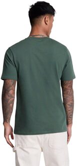 Lyle & Scott Heren Tonaal Zak-T-shirt (Teal) Groenblauw