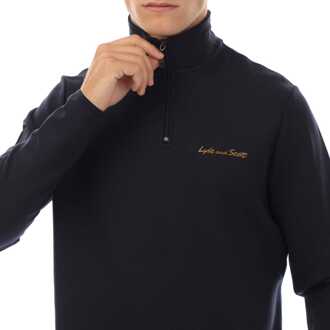 Lyle & Scott Heren trainingspak Lyle And Scott Academy Fly Fleece in marine Navy