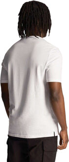 Lyle & Scott Heren Trillingen T-Shirt (Wit) - maat S
