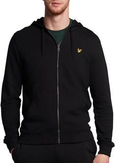 Lyle & Scott Heren Truien & Vesten Zip Through Hoodie Lyle & Scott , Black , Heren - 2Xl,Xl,Xs