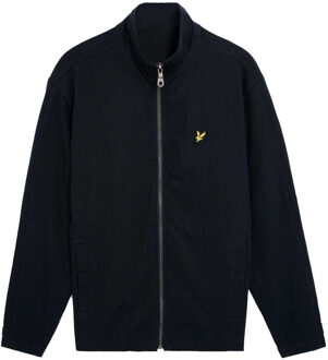 Lyle & Scott Heren Twill jas met hoge hals (Donkere marine) Navy