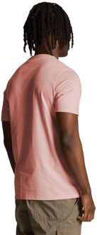 Lyle & Scott Heren Zak T-Shirt (Roze) - M