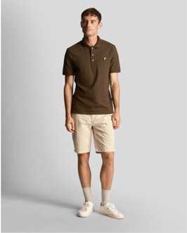 Lyle & Scott Herenbroek Lyle And Scott Anfield Chino in Ecru - maat