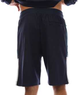 Lyle & Scott Herenbroek Lyle And Scott Fly Fleece Colour Block in marineblauw Navy