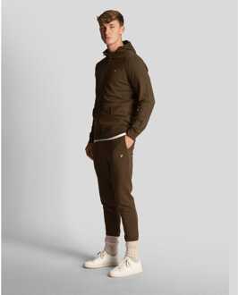 Lyle & Scott Herenbroek Lyle And Scott Skinny Sweatpants in Bruin - maat