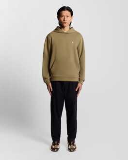 Lyle & Scott Herenhoodie Lyle And Scott Diagonal Weave in Groen